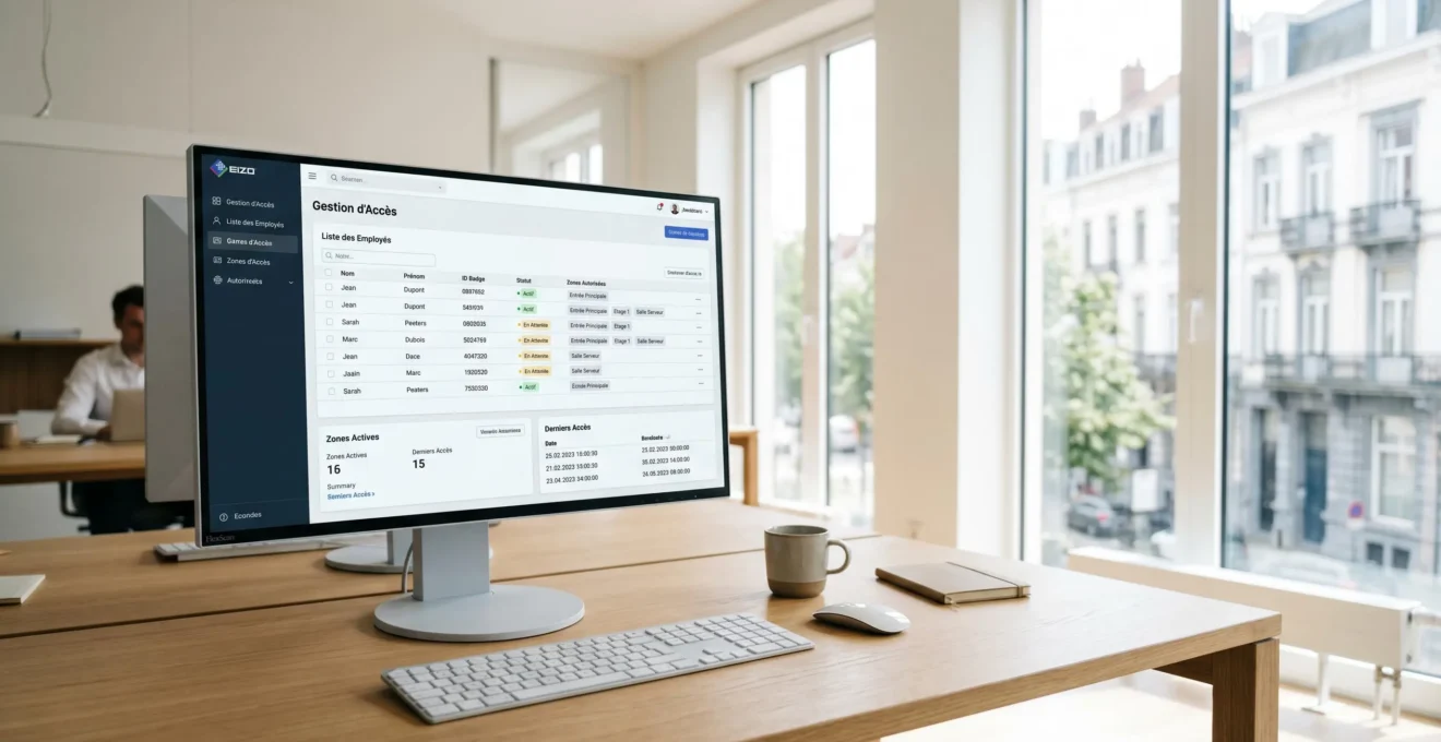 Interface de gestion centralisée des droits d'accès affichée sur écran d'ordinateur professionnel